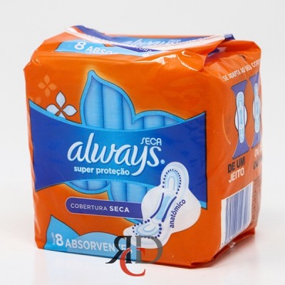 ALWAYS SECA SUPER PROTECTION WITH WINGS 8CT/ PACK