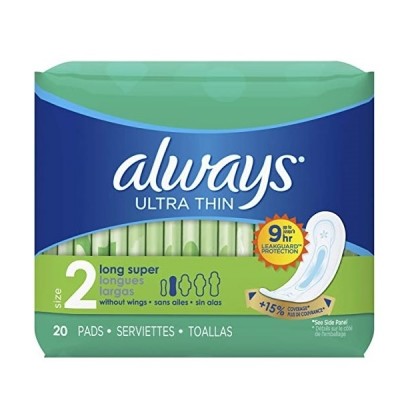 ALWAYS ULTRA THIN SIZE 2 SUPER LONG 20 CT/PACK