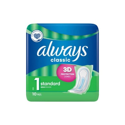 ALWAYS CLASSIC STANDARD SIZE-1 - 10CT/ DISPLAY