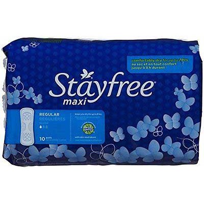 STAYFREE REGULAR PADS (PACK OF 10)