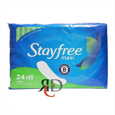 STAYFREE MAXI SUPER 24CT/ PACK