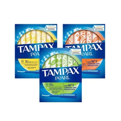 TAMPAX PEARL 18's 1CT