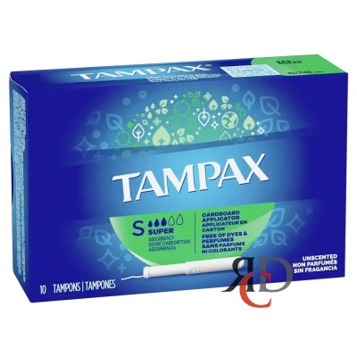 TAMPAX SUPER ABSORBENCY (PACK OF 10) TAMPAX SUPER ABSORBENCY (PACK OF 10)