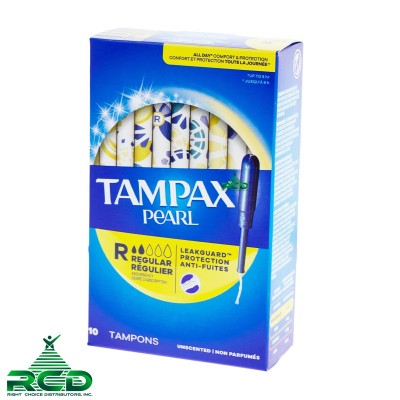 TAMPAX PEARL REGULAR 10's