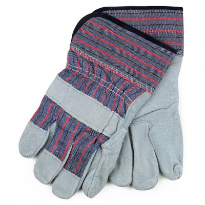 GLOVES HEAVY DUTY W/SAFETY CUF