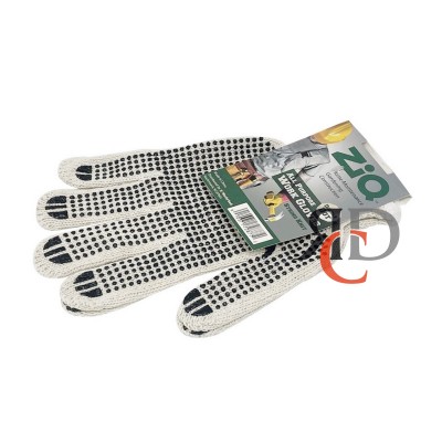 ZIQ WORK GLOVES SOUBLE DOT 12CT/ PACK