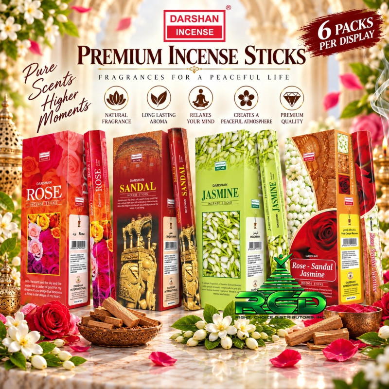 DARSHAN INCENSE - MOGRA 6CT/ PACK