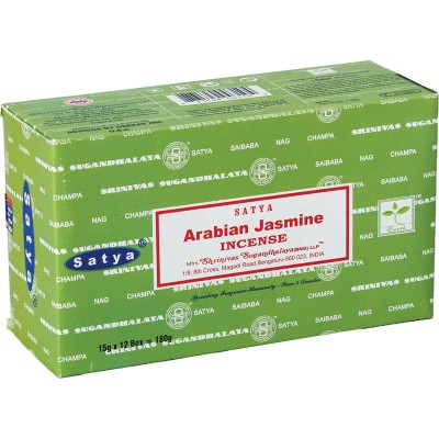 SATYA ARABIAN JASMINE INCENSE 12CT/ PACK