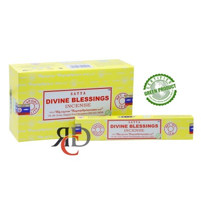 SATYA DIVINE BLESSINGS INCENSE 12CT/ PACK