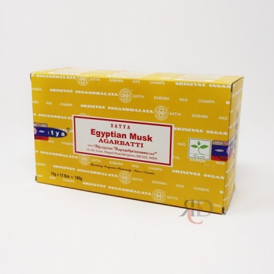 SATYA EGYPTION MUSK INCENSE 12CT/PACK