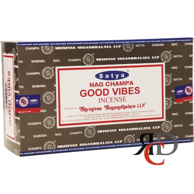 SATYA INSCENSE 12CT/ PACK - POSITIVE VIBES/ GOOD VIBES