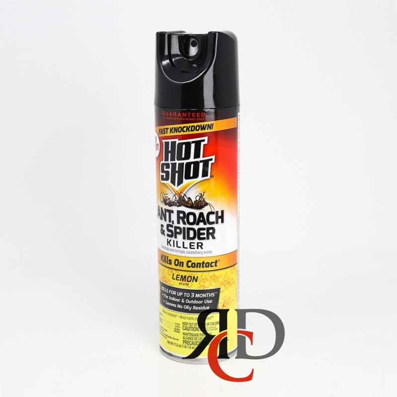 HOT SHOT ANT & ROACH SPRAY 17.5OZ LEMON SCENTED 1CT