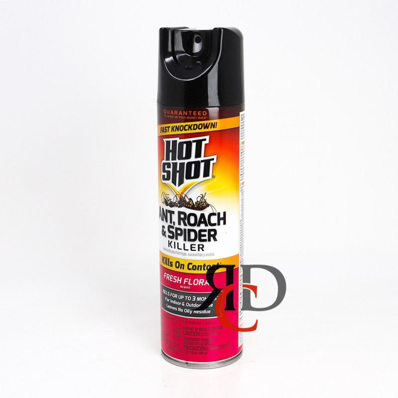 HOT SHOT ANT, ROACH & GERM KILLER SPRAY 17.5OZ FRESH FLORAL SCENT 1CT