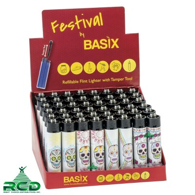 BASIX LIGHTERS 48CT - FESTIVAL CATRINA MARIA