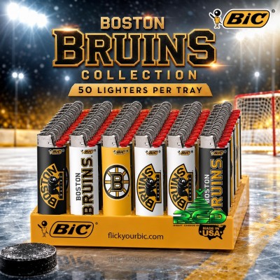 BIC LIGHTERS BRUINS 50CT/PACK