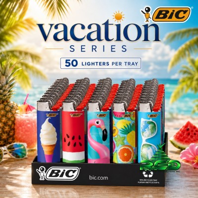 BIC LIGHTER VACATION 50CT/PACK