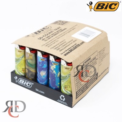 BIC LIGHTER MARBLE 50CT/ TRAY