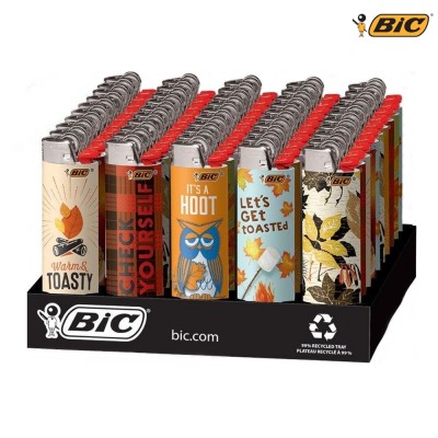 BIC LIGHTER AUTUM 50CT/ TRAY