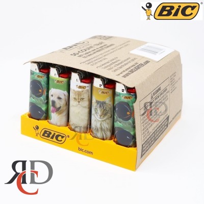 BIC LIGHTER ANIMAL LOVER 50CT/ TRAY