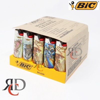 BIC LIGHTERS DESIGNER TATTOO 50CT/PACK