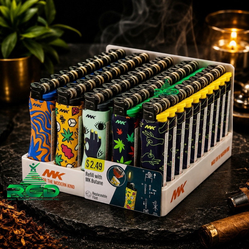 MK LIGHTER GRIP PRO PLANT SERIES 50CT/ DISPLAY