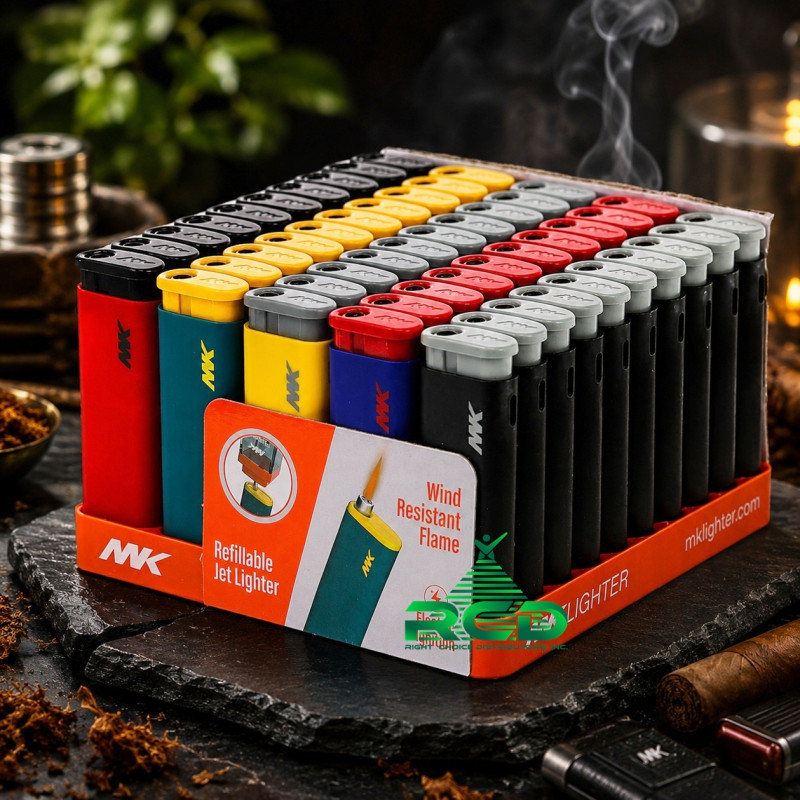 MK  LIGHTER JET HUE 50CT/ DISPLAY