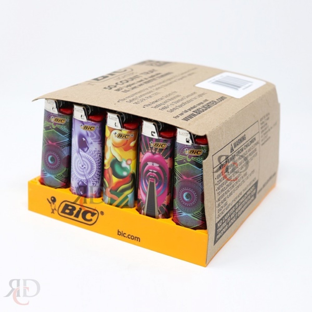 BIC LIGHTER PRISMATIC 50CT/PACK