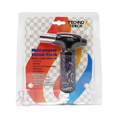 TECHNO TORCH CLAM SHELL DICE/SKULL TORCH04 1CT