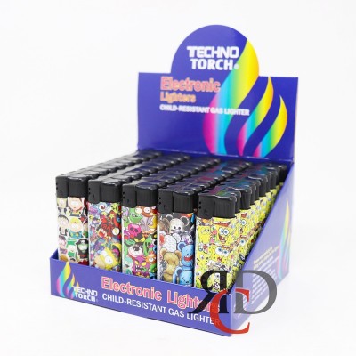 TECHNO TORCH LIGHTERS LIGHTER31 - 50CT/DISPLAY