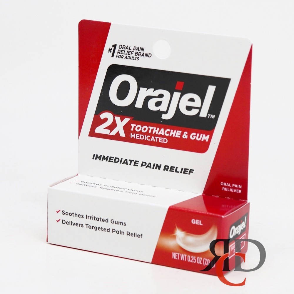 ORAJEL TOOTH PAIN 2X RELIEF 0.25OZ 1CT