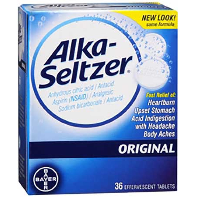 ALKA SELTZER MEDICINE SINGLES 72CT/PACK