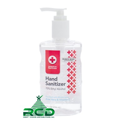 AMERICAN RED CROSS 8oz HAND SANITIZER 1CT