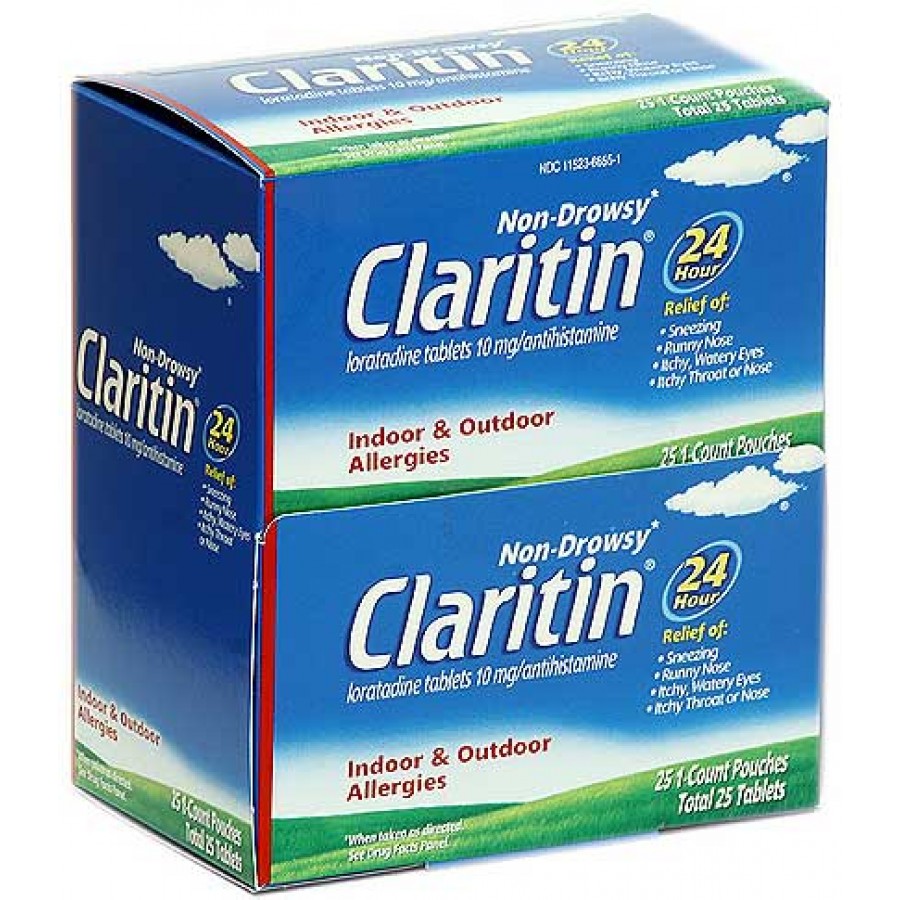 CLARITIN 24 HOURS MEDICINE SINGLES 25CT PACK RIGHT CHOICE claritin-24-hours-medicine-singles-25ct-pack-right-choice