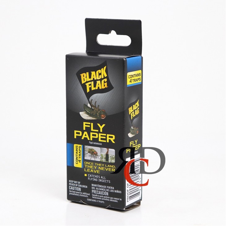 BLACK FLAG FLY PAPER 4CT/ PACK | RIGHT CHOICE DISTRIBUTORS,