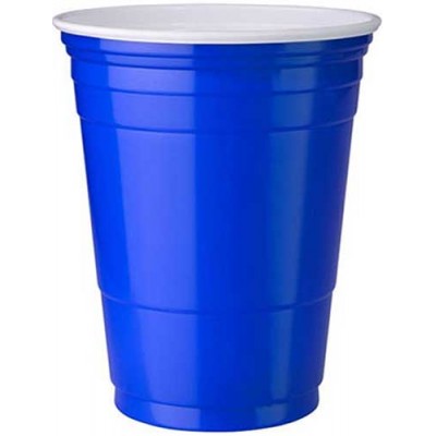 PLASTIC CUPS BLUE 16 OZ 16CT/PACK