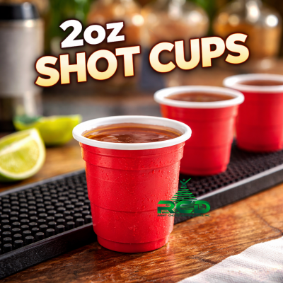 PLASTIC CUPS SHOT 2oz - 20CT/PACK