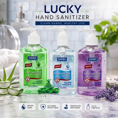 LUCKY HAND SANITIZER 8OZ