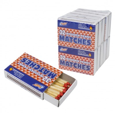 QUALITY HOME WOODEN MATCHES 32ct - 10pk