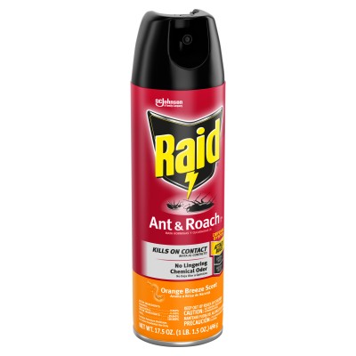 RAID ANT & ROACH 17.5 OZ ORANGE BREEZE 1CT