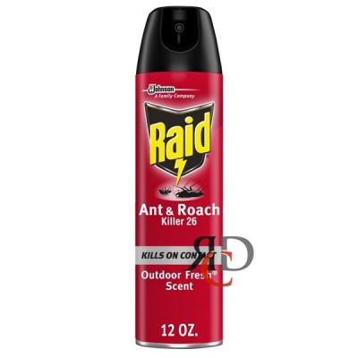 RAID ANT & ROACH OUTDOOR FRESH SCENT 12OZ 1CT