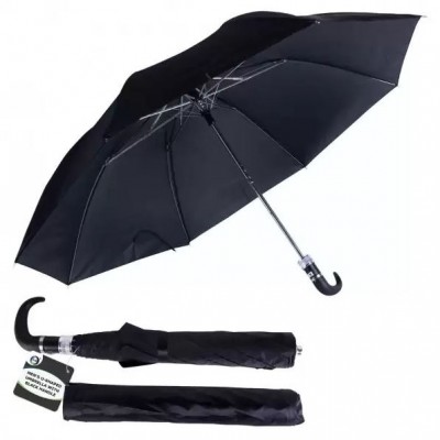 TURTLE NOSE U-SHAPE BLACK UMBRELLA