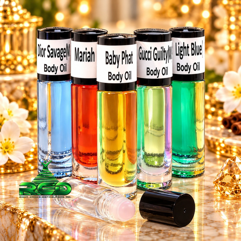 BODY OIL BOTTLES LOOSE 1CT