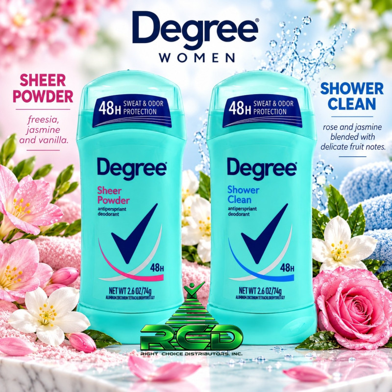 DEGREE WOMEN'S DEO STICK 2.6oz - 1CT