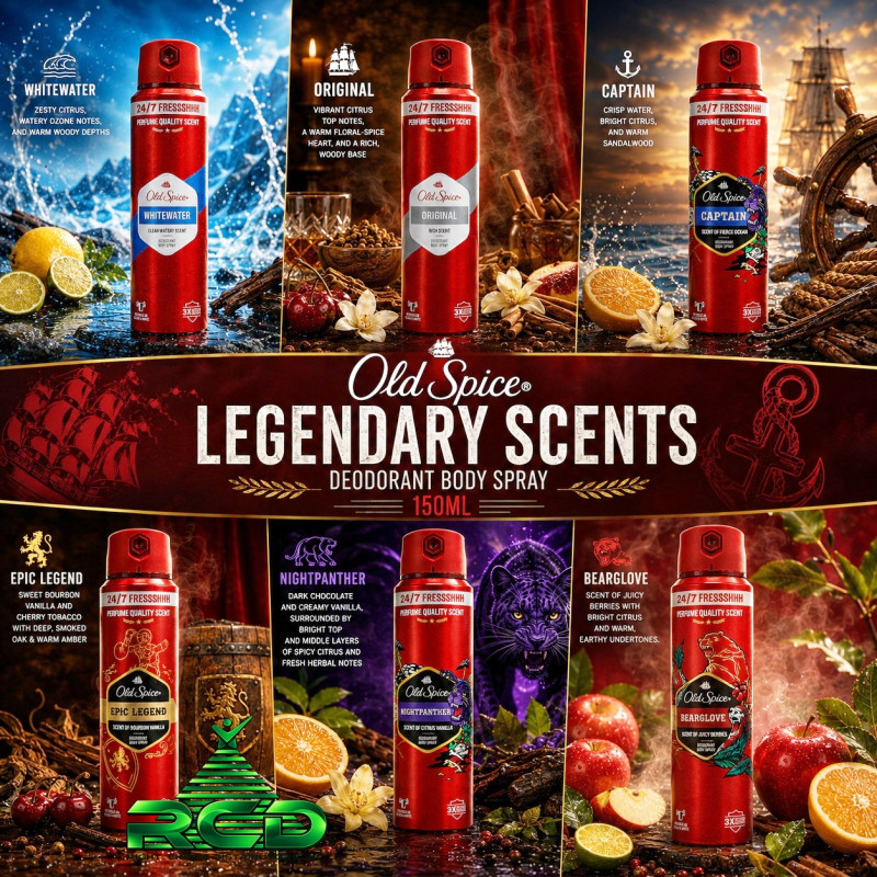 OLD SPICE SPRAY 150ML 1CT