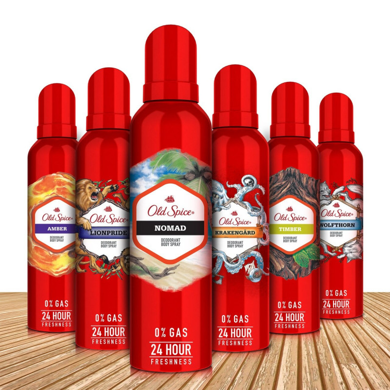 OLD SPICE SPRAY 140ML 1 CT