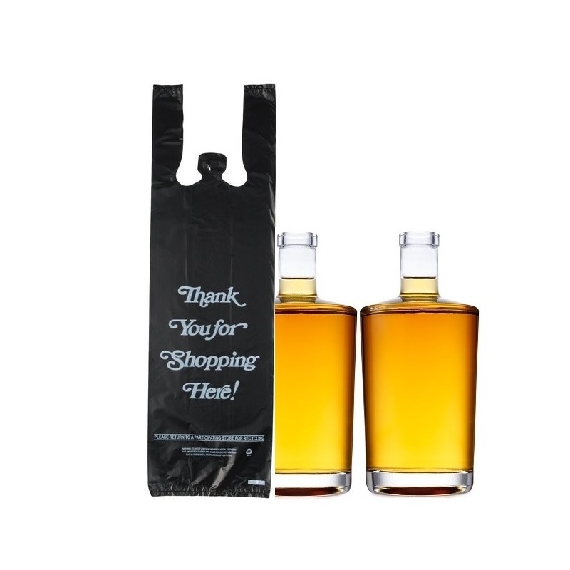 AZAD 2 BOTTLE BLACK THANK BAGS EXTRA HEAVY approx 1000PCS***ONLY PICK-UP, NO SHIPPING***