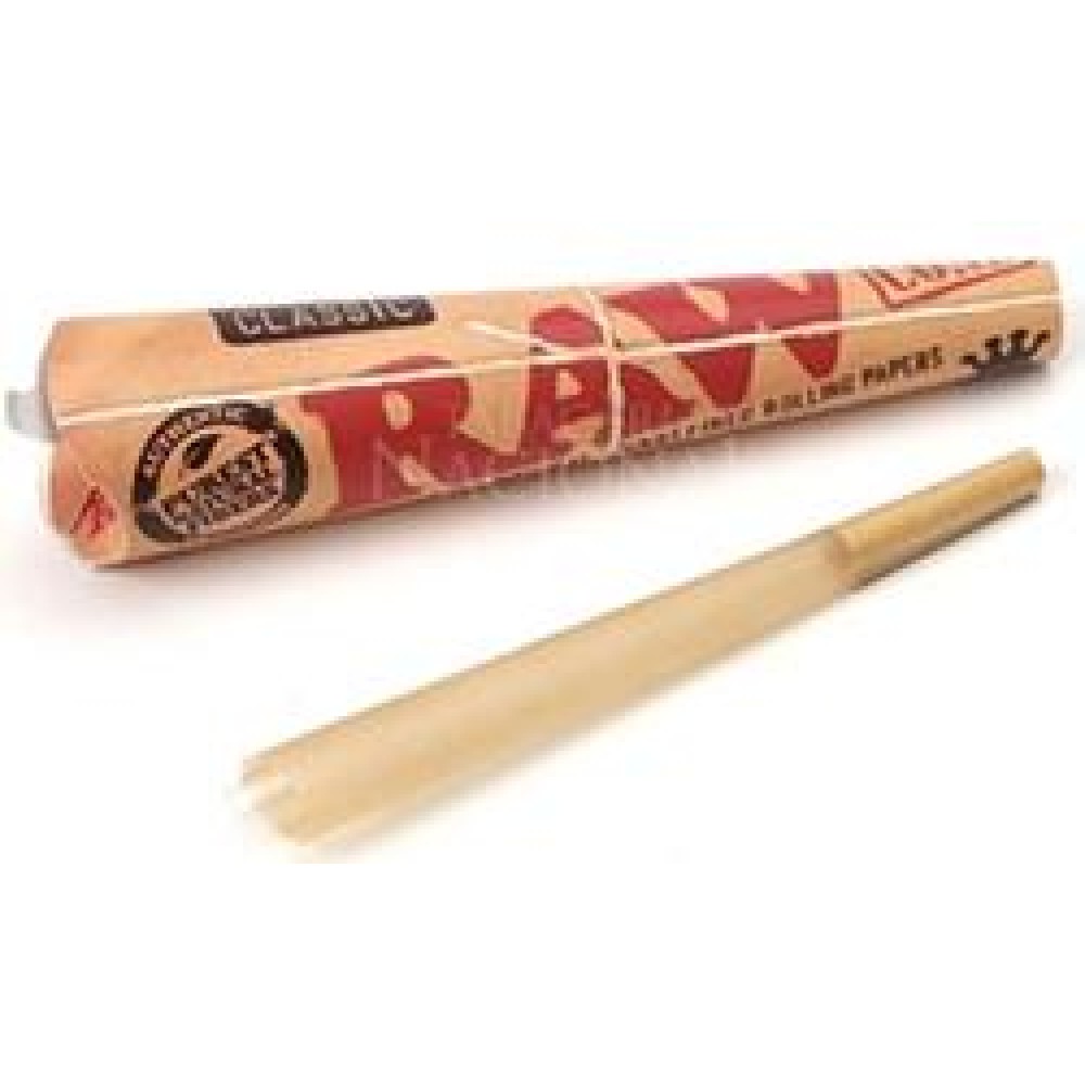 RAW KING SIZE CLASSIC CONE CIGARETTE ROLLING PAPERS 32CT ...