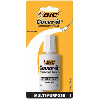 BIC COVER IT CORRECTION FLUID 1CT