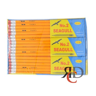 SEAGULL NO.2 PENCIL SHRPENED 12PC INNER - 12CT/ DISPLAY