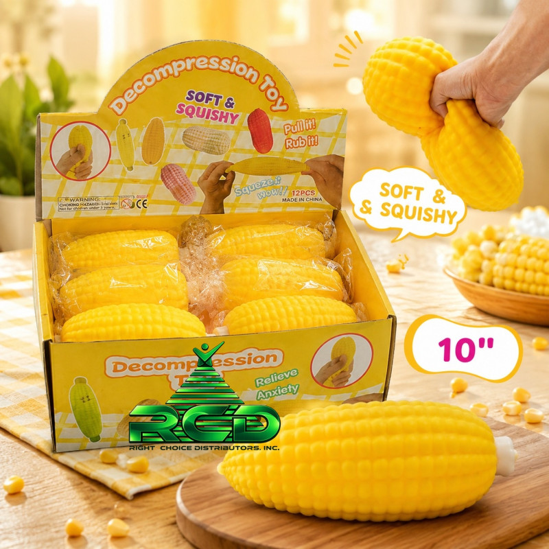 SQUISHY TOY FLOUR CORN JUMBO 1CT